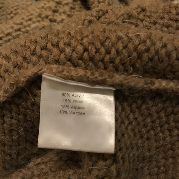 Fabiola Italy beige wool blend duster sweater - Picture 4 of 8